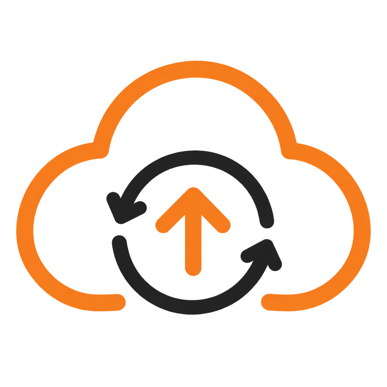 Ícone de backup em nuvem
